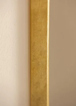Ramme Ares Guld 24x30 cm - Passepartout Hvid 5,5x8 inches
