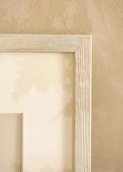 Ramme Ares Hvid Eg 40x50 cm - Passepartout Hvid 27x35 cm