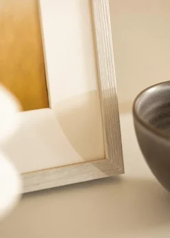 Ramme Ares Hvid Eg 40x40 cm - Passepartout Hvid 28x28 cm