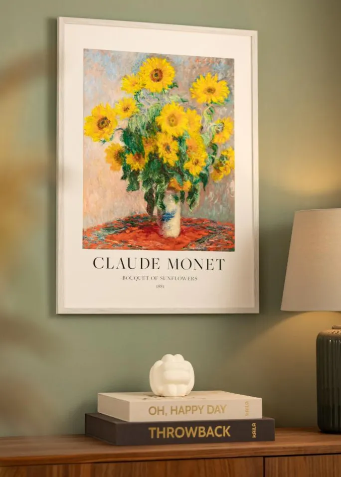 Ramme Ares Hvid Eg 28x35 cm - Passepartout Hvid 20x25 cm