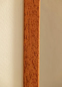 Ramme Ares Kirsebær 40x50 cm - Passepartout Hvid 31x41 cm