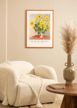 Ramme Ares Kirsebær 40x50 cm - Passepartout Hvid 28x38 cm