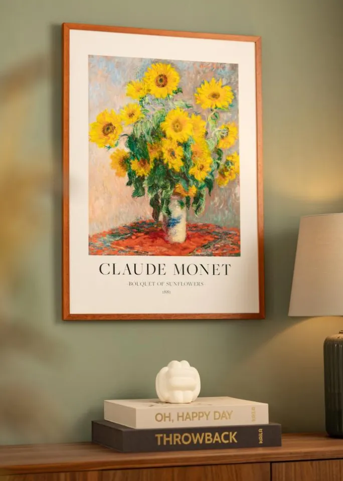 Ramme Ares Kirsebær 20x30 cm - Passepartout Hvid 10x21 cm