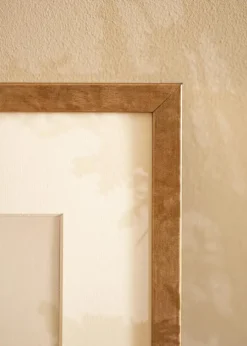 Ramme Ares Messing 50x70 cm - Passepartout Hvid 39x60 cm