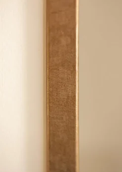 Ramme Ares Messing 50x50 cm - Passepartout Hvid 39x39 cm