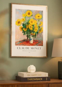 Ramme Ares Messing 20x30 cm - Passepartout Hvid 10x20 cm