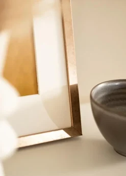 Ramme Ares Messing 50x60 cm - Passepartout Hvid 16x20 inches