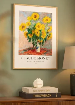 Ramme Ares Naturlig eg 50x60 cm - Passepartout Hvid 37x46 cm