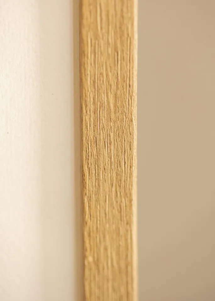 Ramme Ares Naturlig Eg 20x30 cm - Passepartout Hvid 10x21 cm