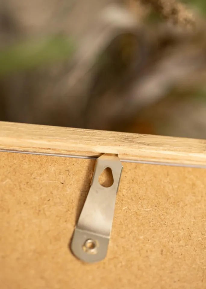 Ramme Ares Naturlig Eg 20x25 cm - Passepartout Hvid 5x7 inches