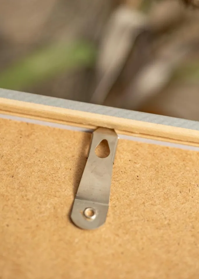 Ramme Ares Sølv 30x40 cm - Passepartout Hvid 21x30 cm