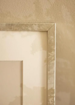 Ramme Ares Sølv 30x40 cm - Passepartout Hvid 22x32 cm