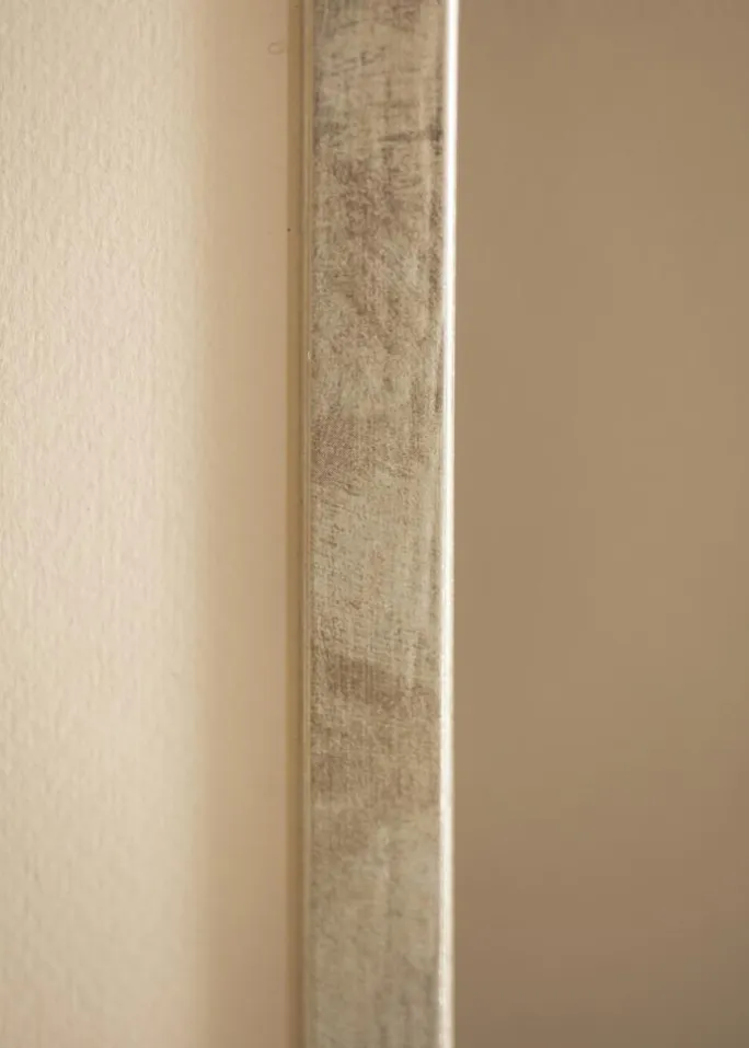 Ramme Ares Sølv 30x30 cm - Passepartout Hvid 8x8 inches