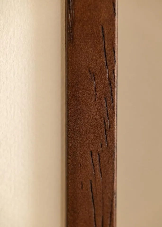 Ramme Ares Teak 45x60 cm - Passepartout Hvid 34x48 cm