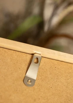 Ramme Ares Teak 45x60 cm - Passepartout Hvid 12x18 inches