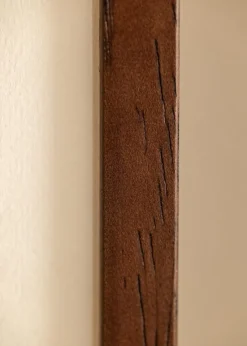 Ramme Ares Teak 40x50 cm - Passepartout Hvid 30x41 cm