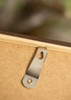 Ramme Ares Valnød 40x50 cm - Passepartout Hvid 30x41 cm