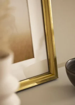 Ramme Arjeplog Guld - Valgfri Størrelse (Plexiglas)