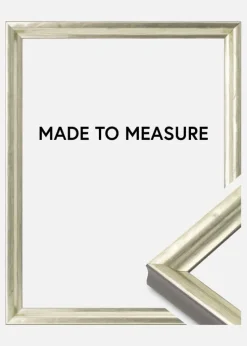 Ramme Arjeplog Sølv - Valgfri Størrelse (Plexiglas)