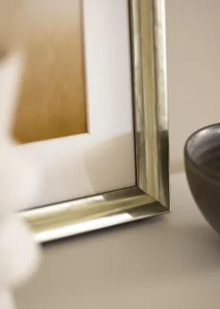 Ramme Arjeplog Sølv - Valgfri Størrelse (Plexiglas)