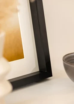 Ramme Balder Sort - Valgfri Størrelse (Akrylglas)