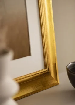 Ramme Belfast Lys Guld - Valgfri Størrelse (Akrylglas)