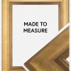 Ramme Belfast Mørk Guld - Valgfri Størrelse (Akrylglas)