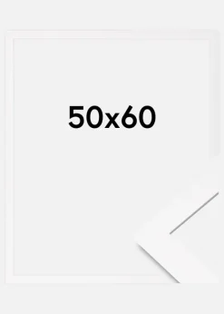 Ramme BGA Classic Akrylglas Hvid 50x60 cm