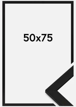 Ramme BGA Classic Akrylglas Sort 50x75 cm