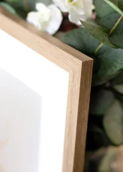 Ramme BGA Classic Eg 24x30 cm - Passepartout Hvid 7x9 inches