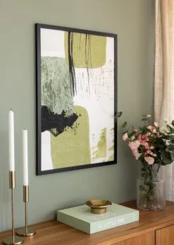 Ramme BGA Classic Sort 70x90 cm - Passepartout Hvid 24x32 inches