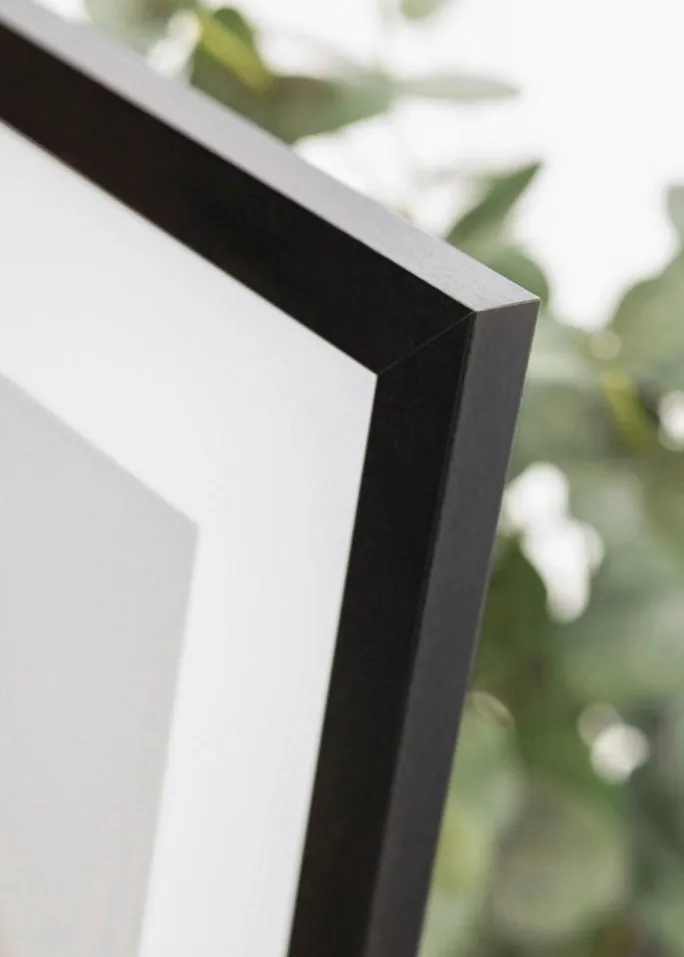 Ramme BGA Classic Sort 24x30 cm - Passepartout Hvid 5,5x8 inches