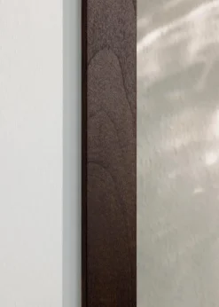 Ramme BGA Classic Valnød 60x80 cm - Passepartout Hvid 20x28 inches