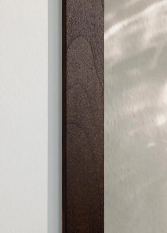 Ramme BGA Classic Valnød 60x80 cm - Passepartout Hvid 50x65 cm