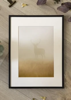 Ramme BGA Modern Style Sort 24x30 cm - Passepartout Hvid 6x8 inches