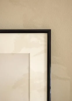 Ramme BGA Modern Style Sort 42x70 cm - Passepartout Hvid 33x60 cm