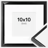Ramme BGA Modern Style Sort 10x10 cm - Passepartout Hvid 7x7 cm