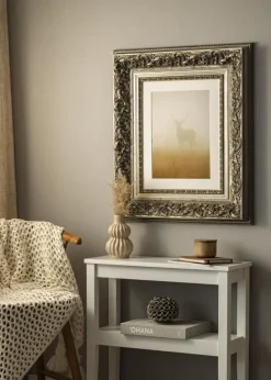 Ramme Birmingham Sølv - Valgfri Størrelse (Akrylglas)