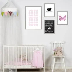 Ramme Björkö - Lysegrå riven - Valgfri Størrelse (Plexiglas)