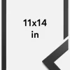 Ramme Black Wood Akrylglas 11x14 inches (27,94x35,56 cm)