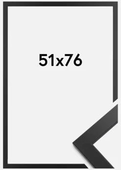 Ramme Black Wood Akrylglas 51x76 cm