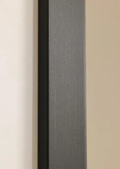 Ramme Black Wood 60x100 cm - Passepartout Hvid 40x80 cm