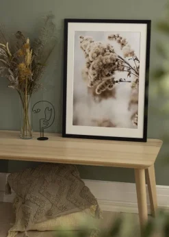 Ramme Black Wood 40x60 cm - Passepartout Hvid 25x50 cm