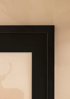 Ramme Black Wood 30x40 cm - Passepartout Sort 20x30 cm