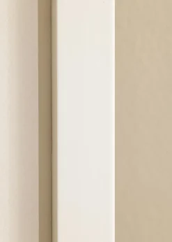 Ramme Blocky Hvid - Valgfri Størrelse (Akrylglas)