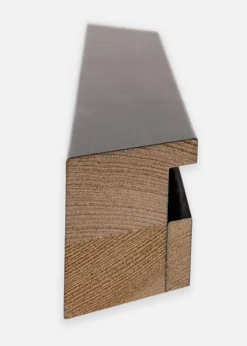 Ramme Boxholm Sort - Valgfri Størrelse (Plexiglas)