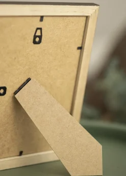 Ramme Brown Wood 20x30 cm - Passepartout Hvid 15x22 cm