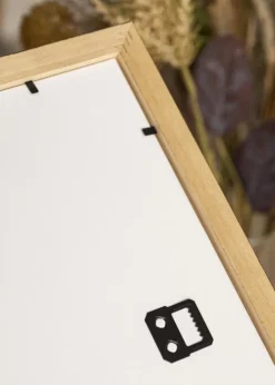 Ramme Brun træ 65x95 cm - Passepartout Hvid 55x84 cm