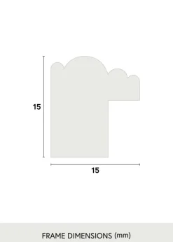Ramme Classic Sølv 18x18 cm