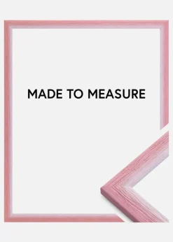 Ramme Cornwall Lyserød - Valgfri Størrelse (Akrylglas)